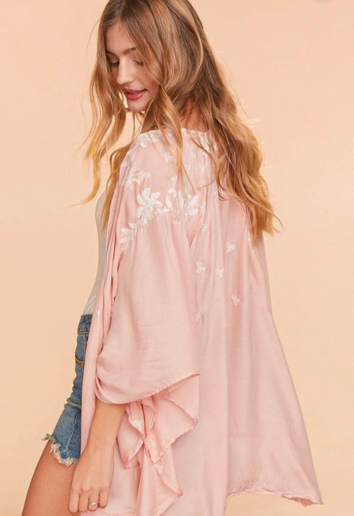 Blush Kimono