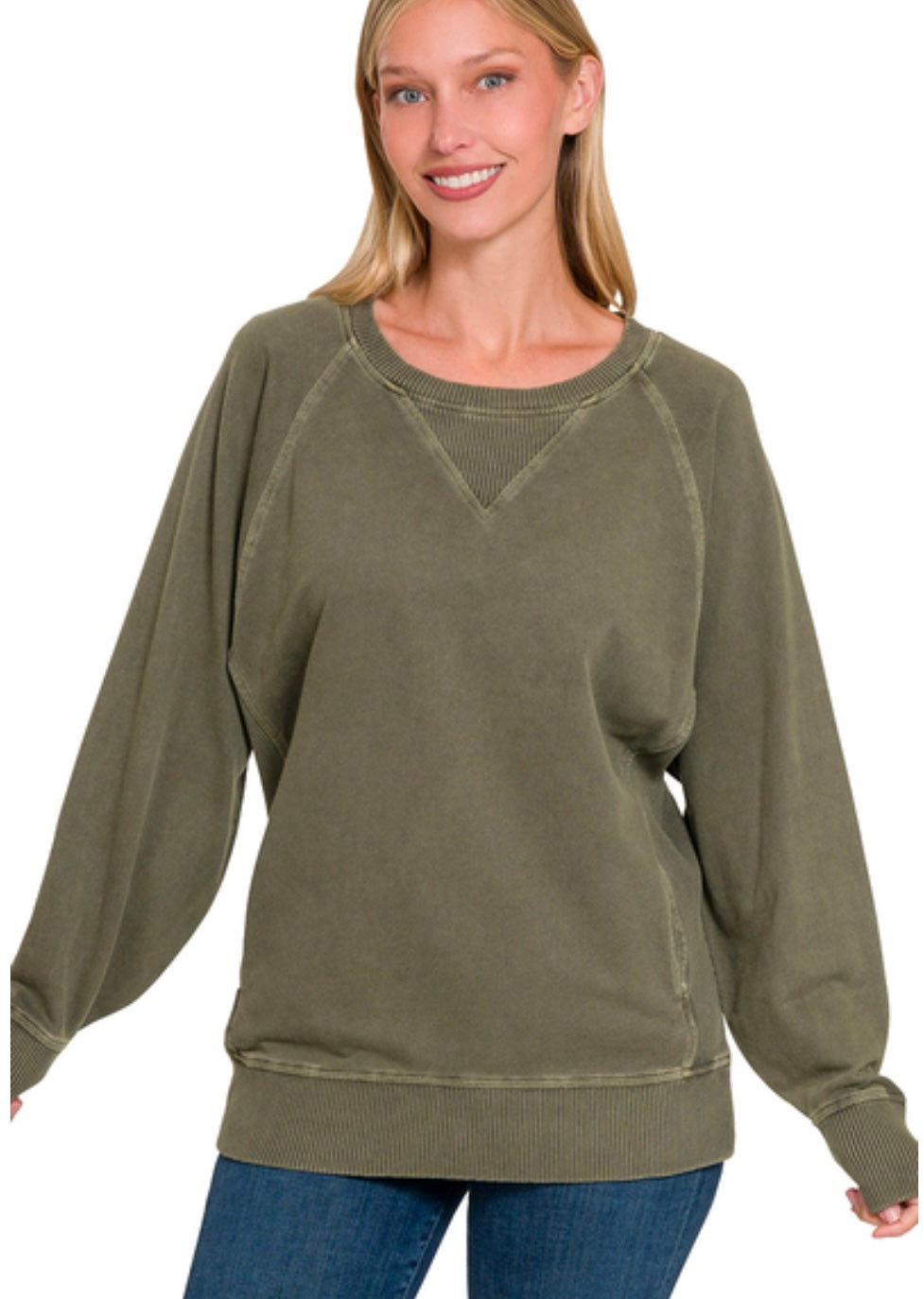 French Terry Pullover with Pockets (3 Colors)