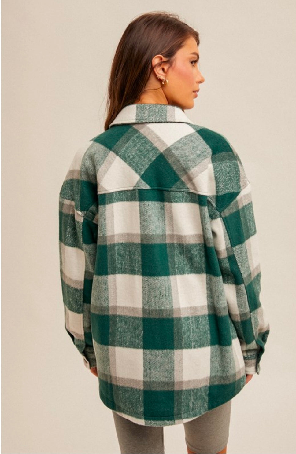 PREORDER- Hunter Green Plaid Jacket