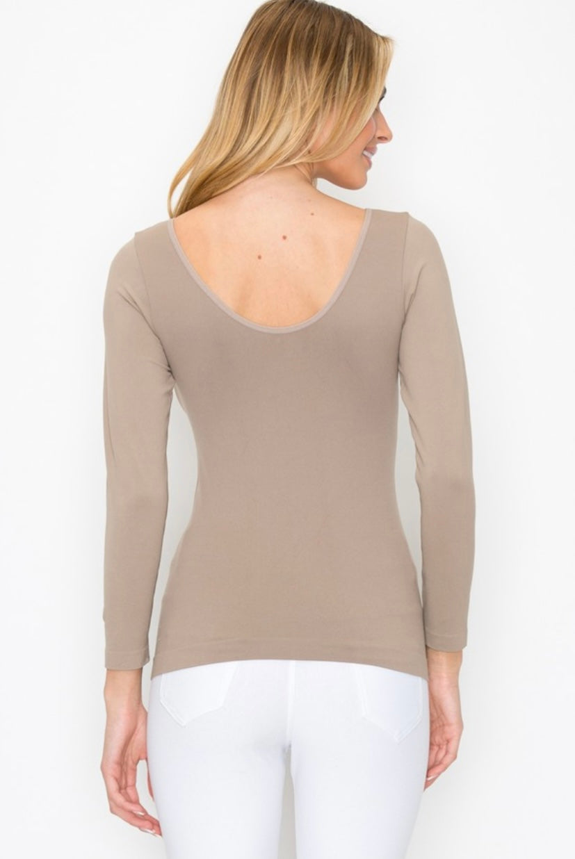 Reversible Seamless Long Sleeve (2 Colors)