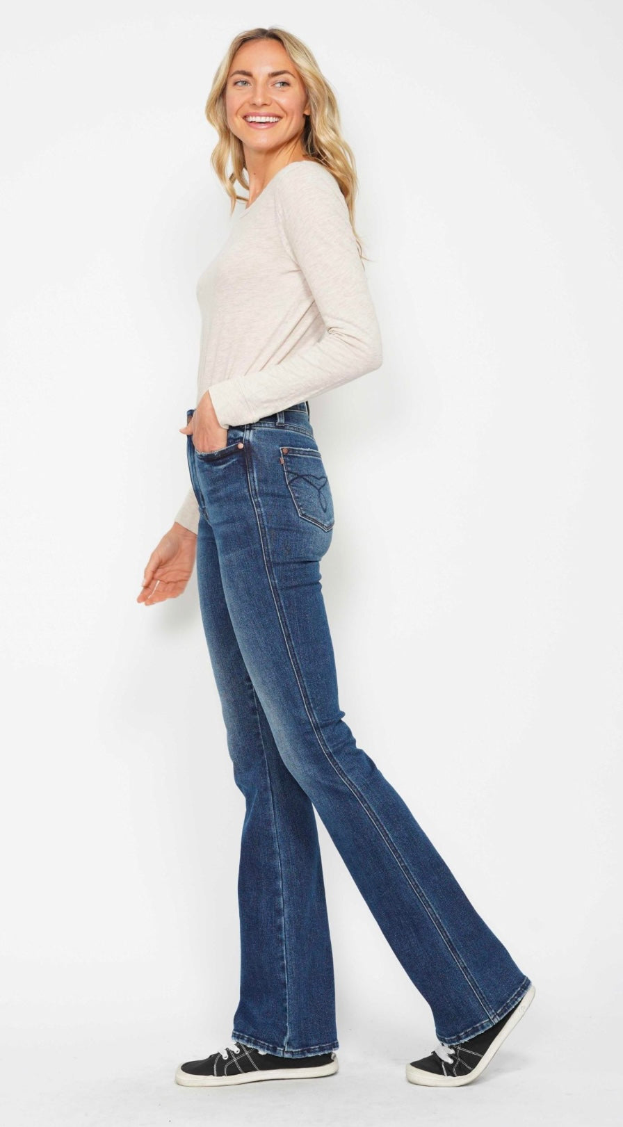 Multi Length Judy Blue Tummy Control Bootcut Jeans