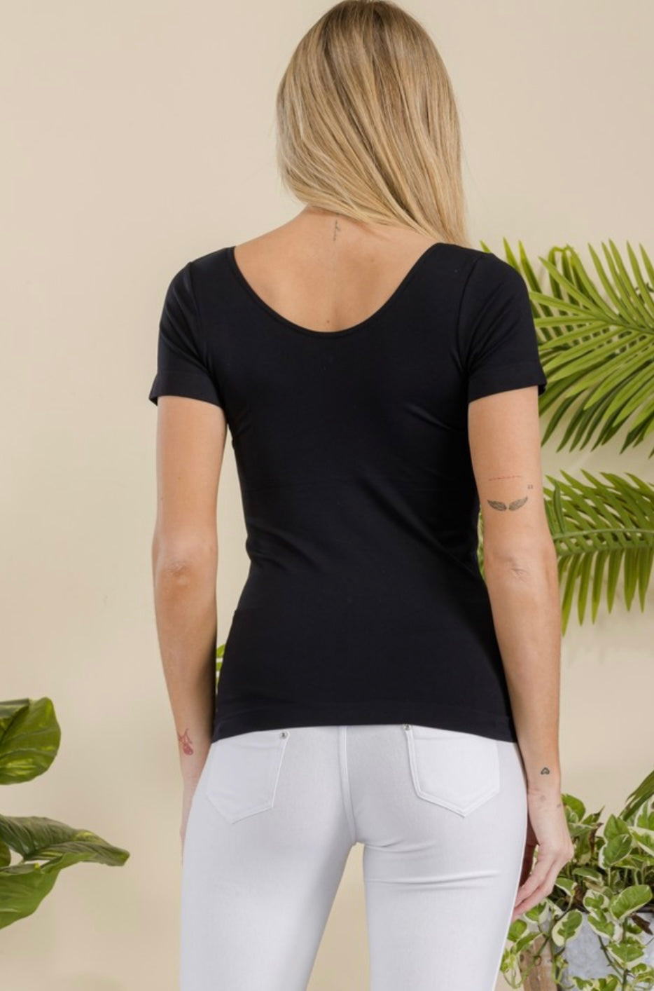 Reversible Seamless Short Sleeve (2 Colors)