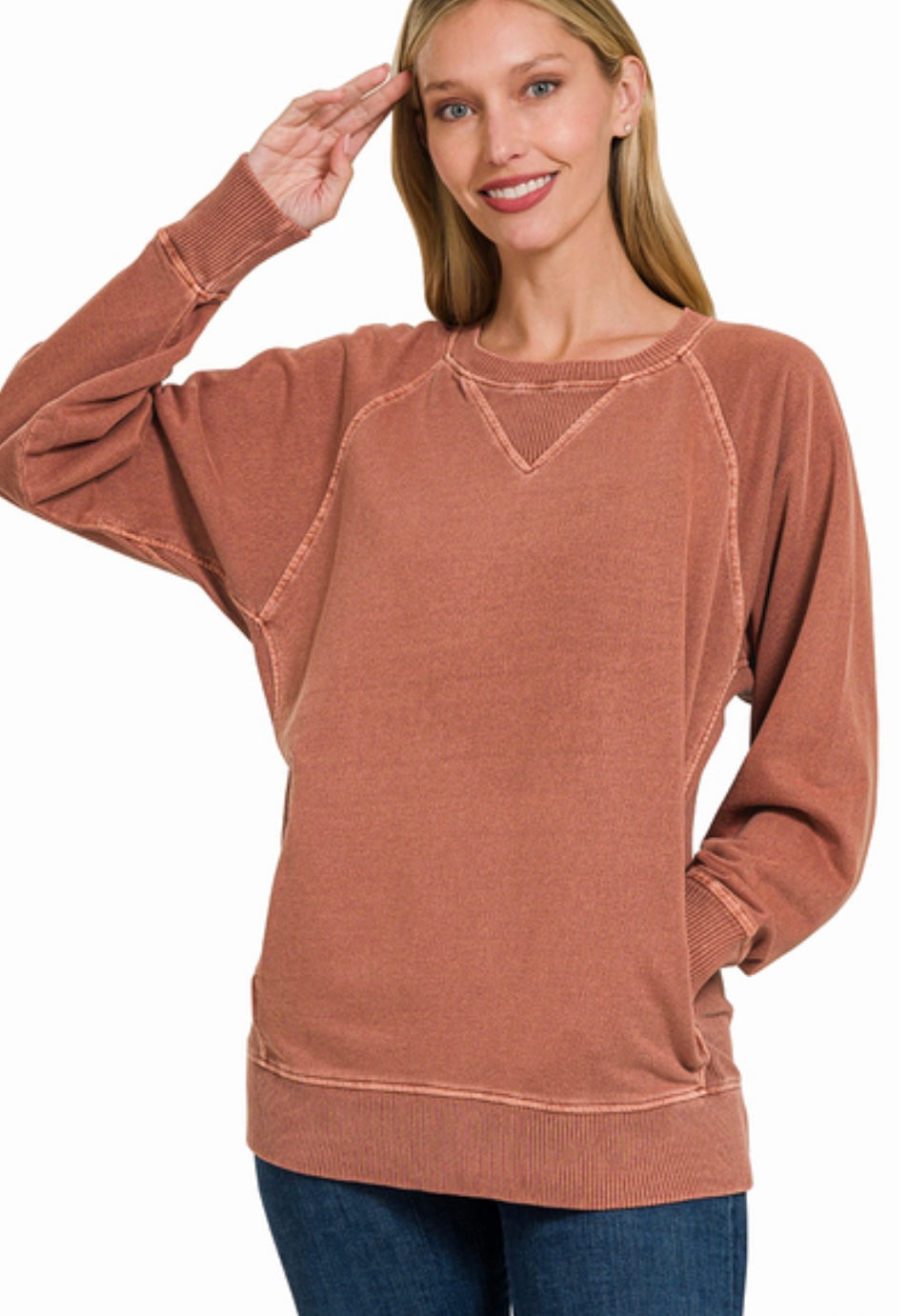 French Terry Pullover with Pockets (5 Colors)