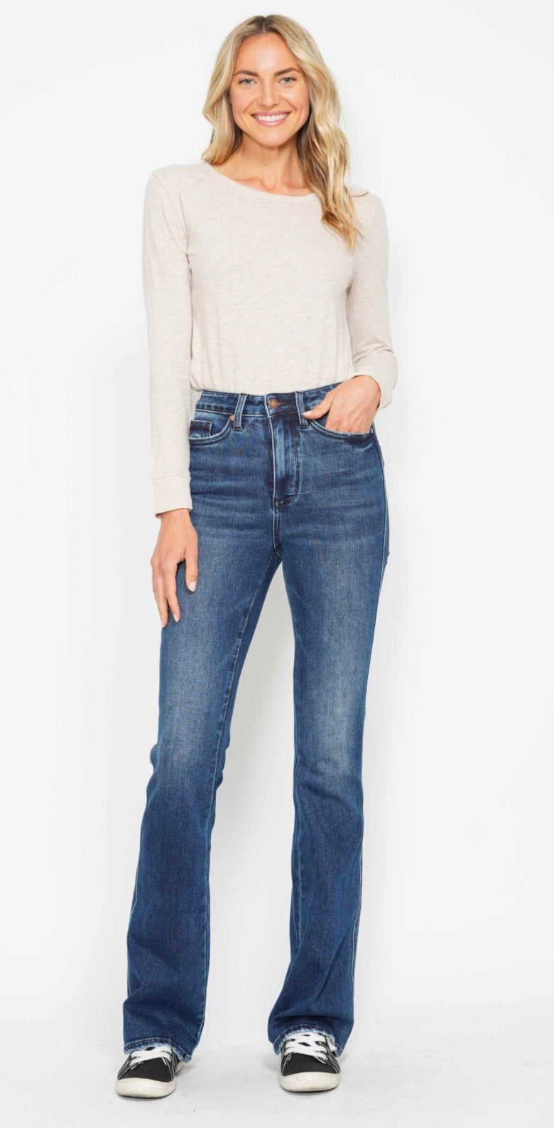 Multi Length Judy Blue Tummy Control Bootcut Jeans