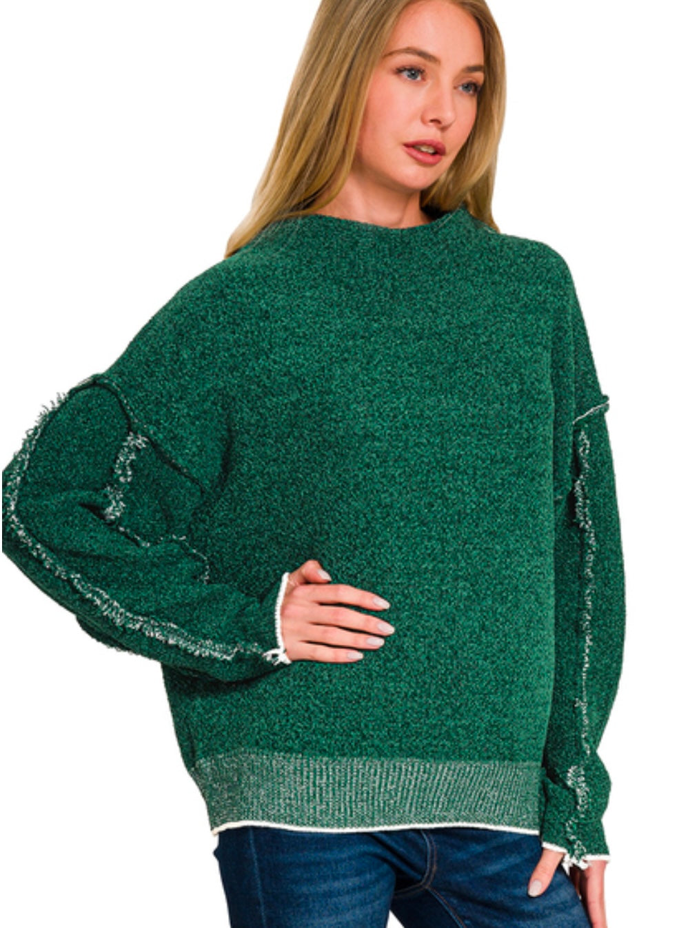 Mock Neck Sweater (2 Colors)