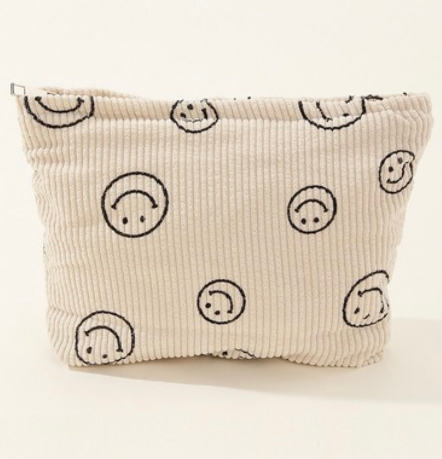 Corduroy Smiley Bag