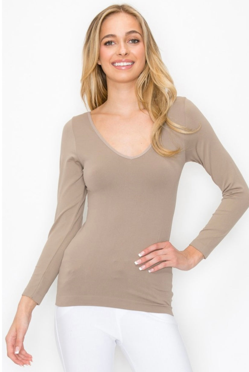 Reversible Seamless Long Sleeve (2 Colors)