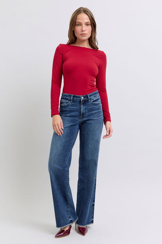 Judy Blue Wide Leg Jeans