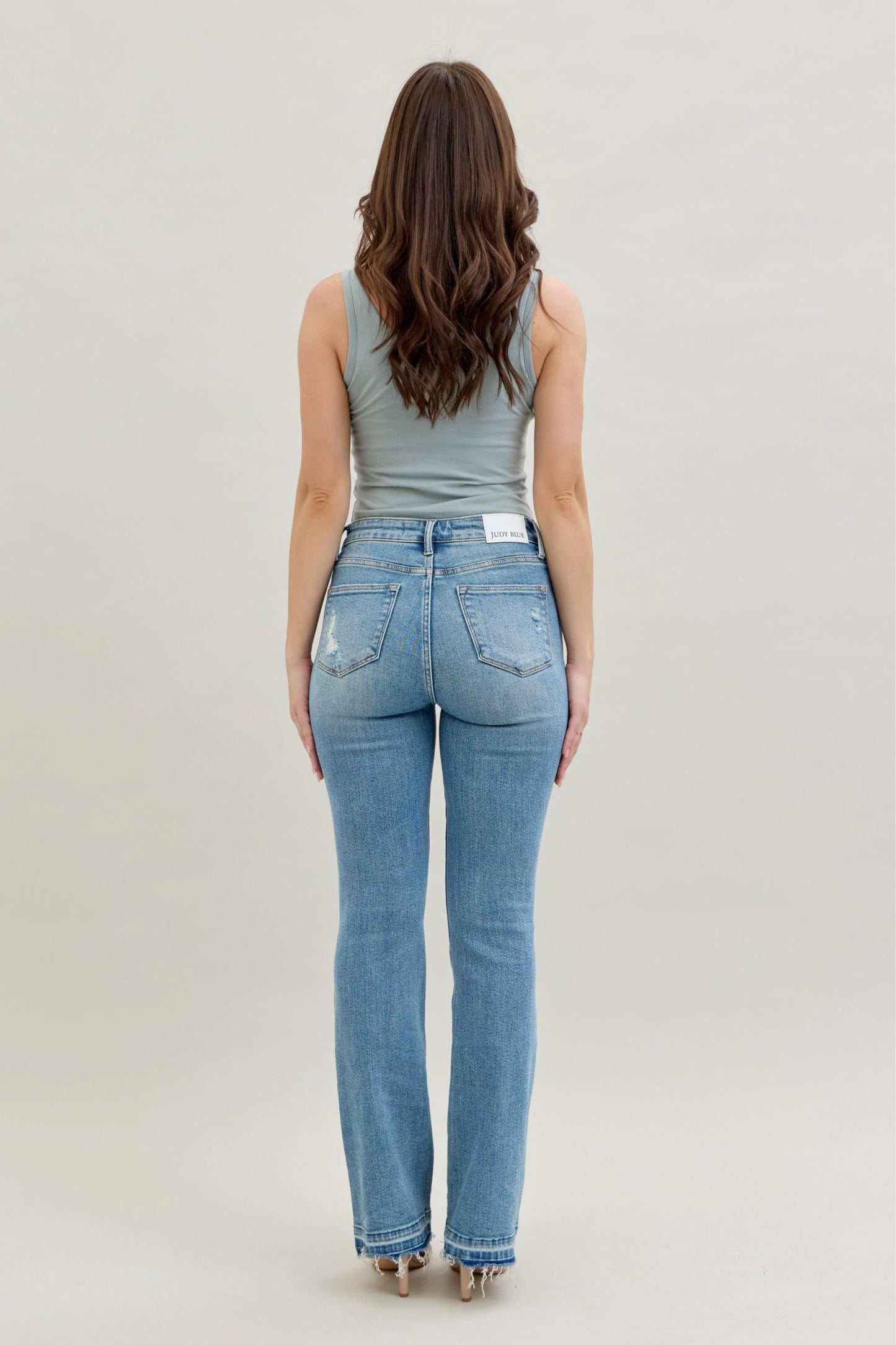 Judy Blue Distressed Boot Cut Jeans