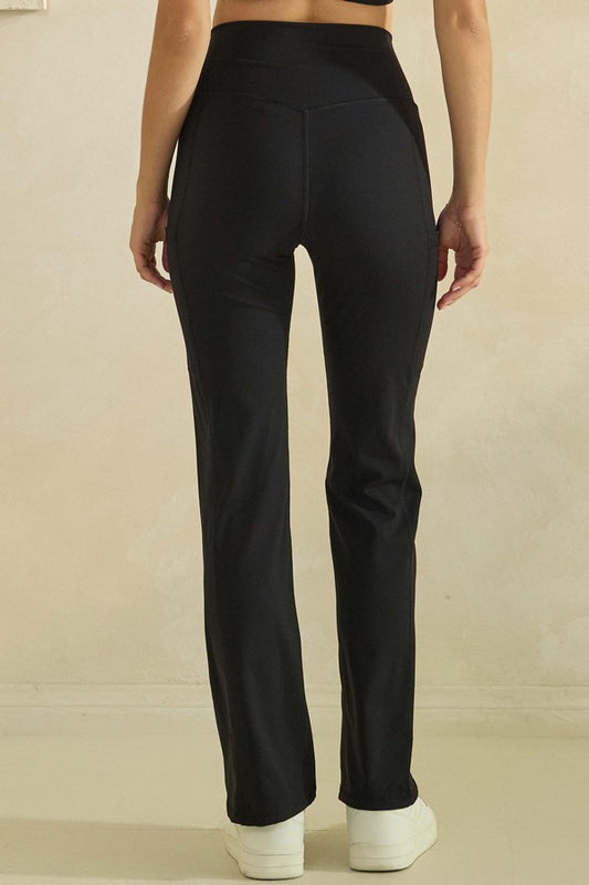 Straight Leg Leggings with Pockets
