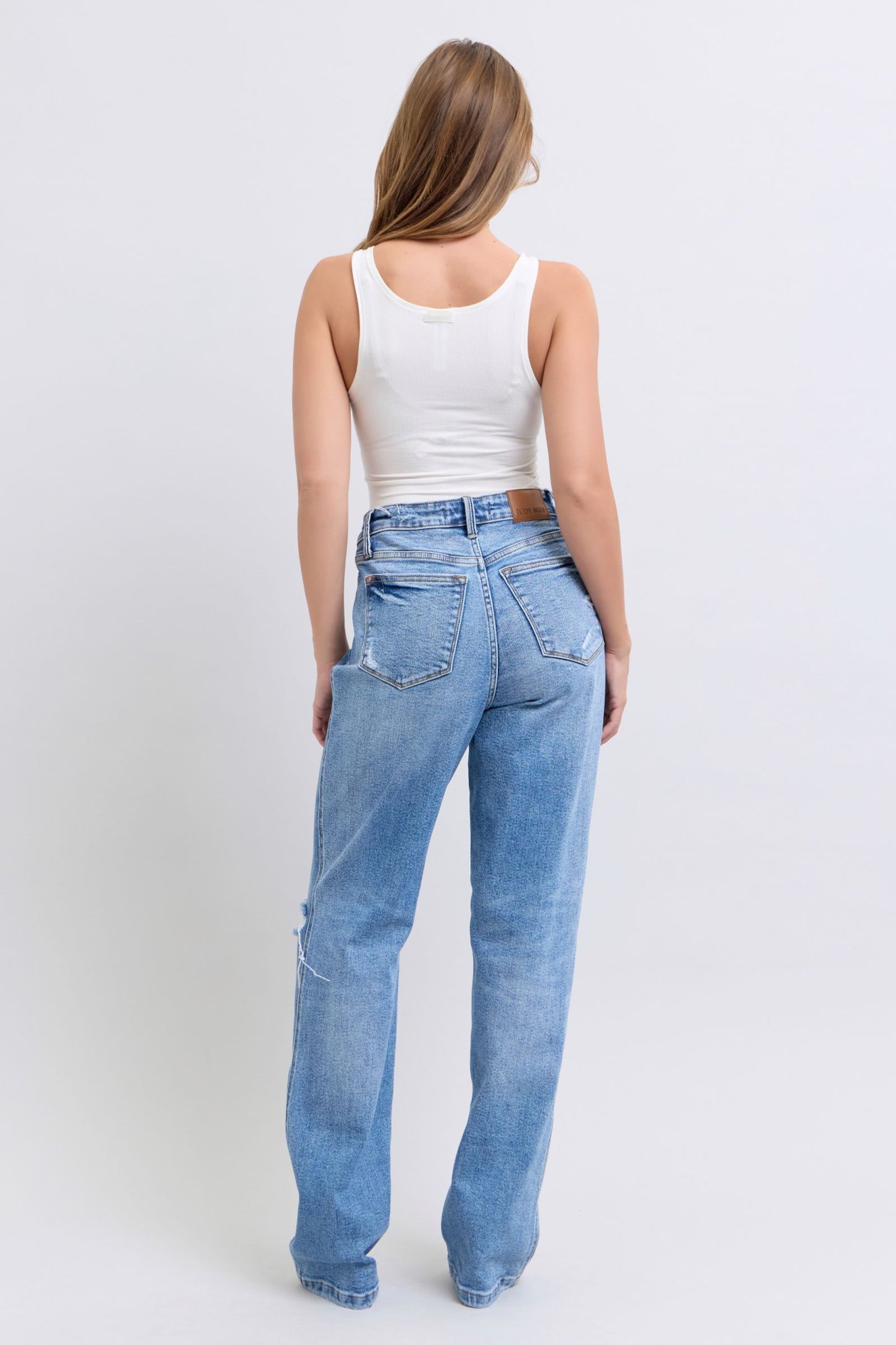 Judy Blue Rigid Magic Dad Jeans