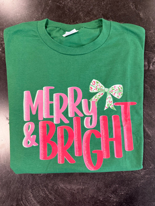 Green Merry & Bright T-shirt