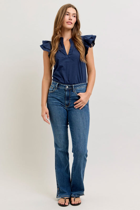 Judy Blue Boot Cut Jeans with Slit
