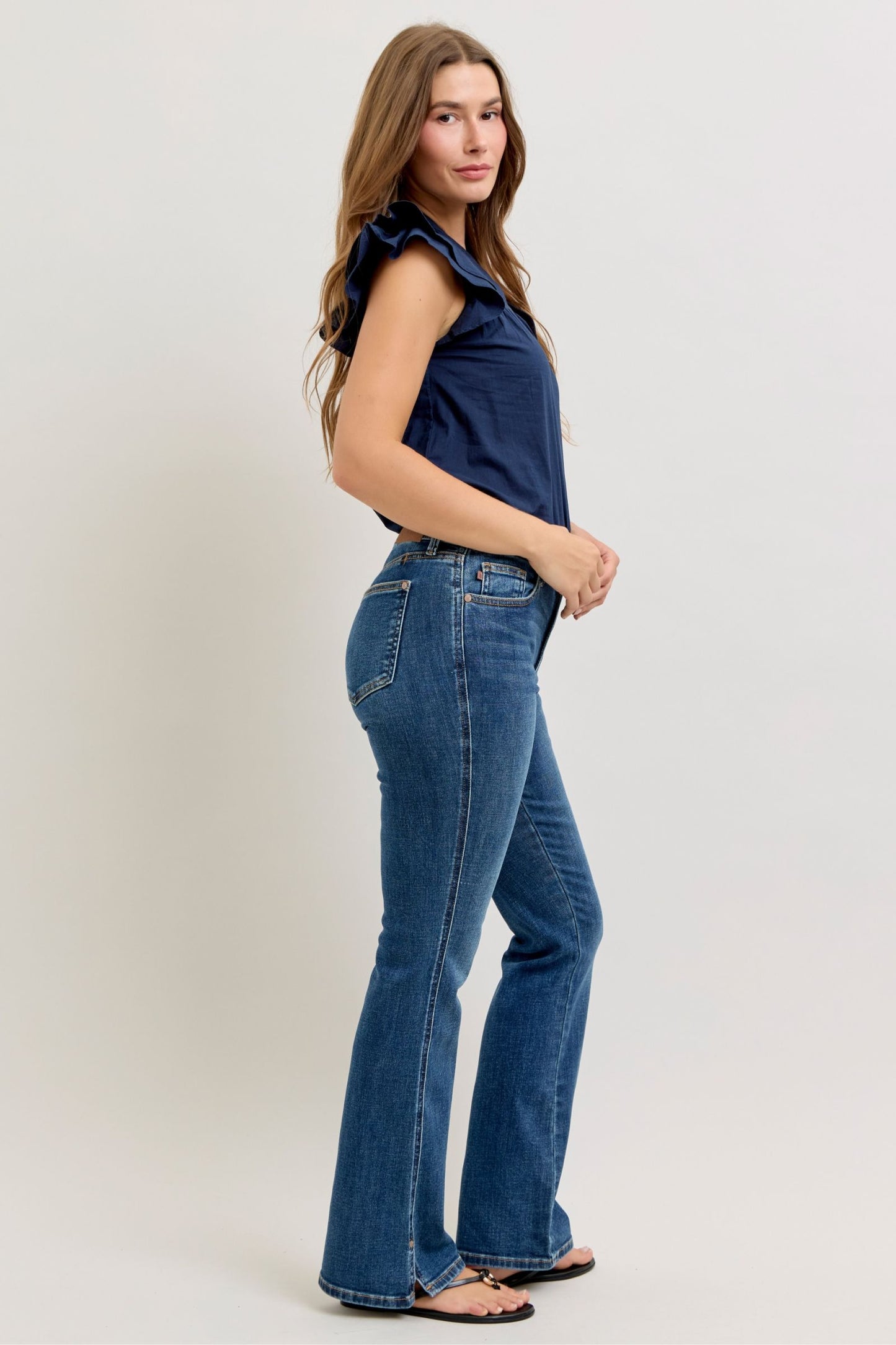 Judy Blue Boot Cut Jeans with Slit