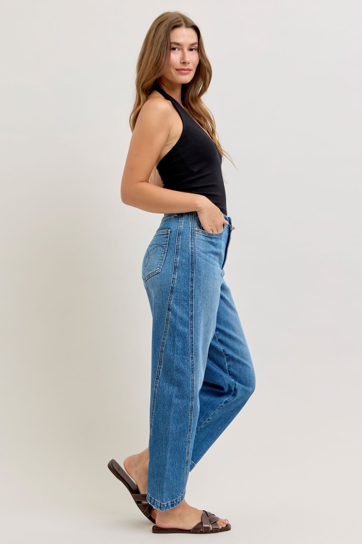 Judy Blue Rigid Magic Barrel Jeans