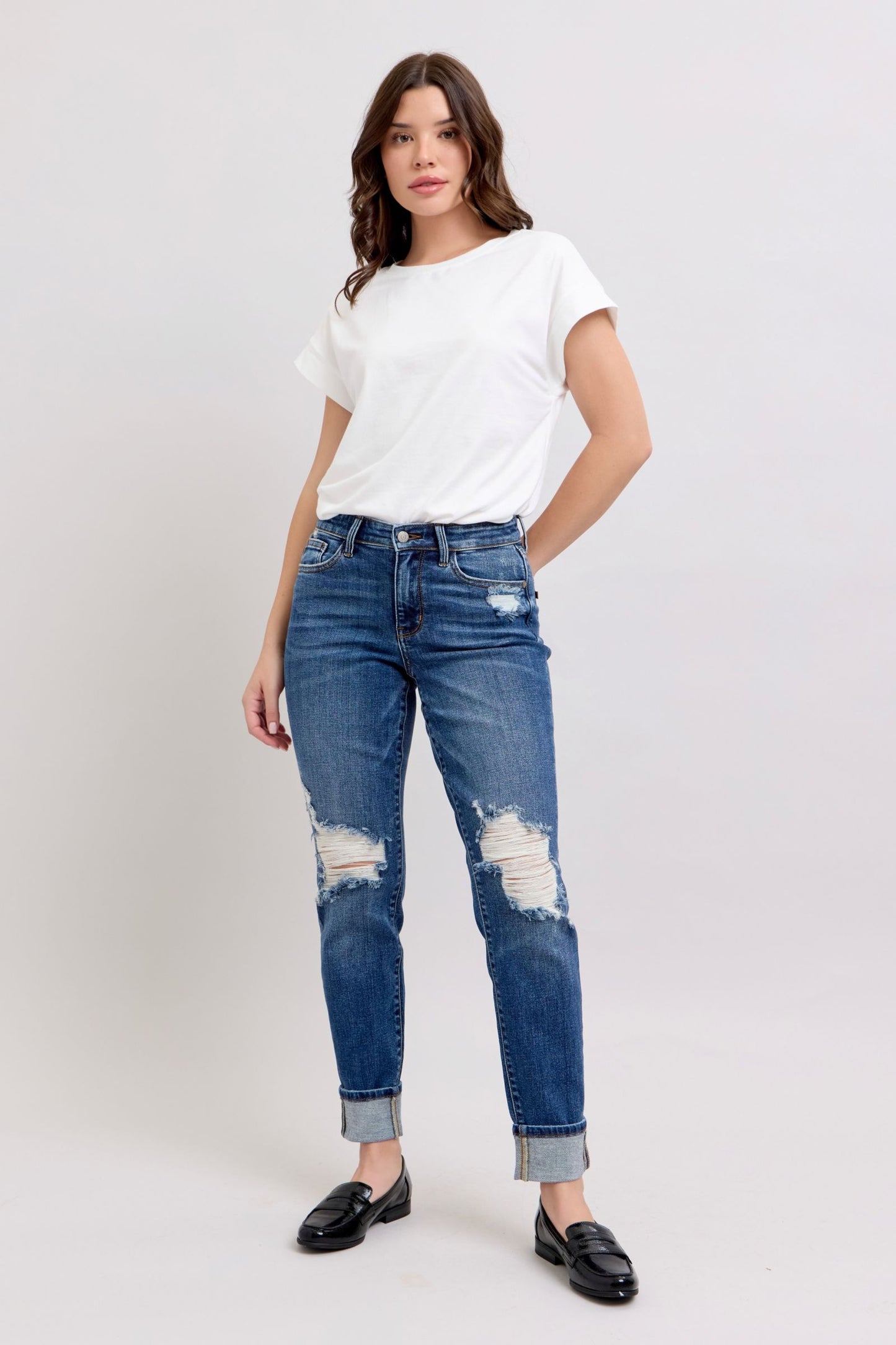 Judy Blue Boyfriend Jeans with 3rd Pocket