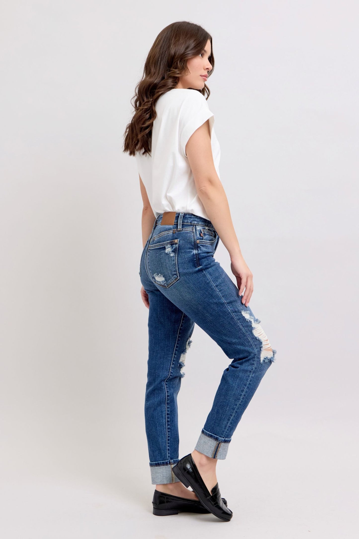 Judy Blue Boyfriend Jeans with 3rd Pocket