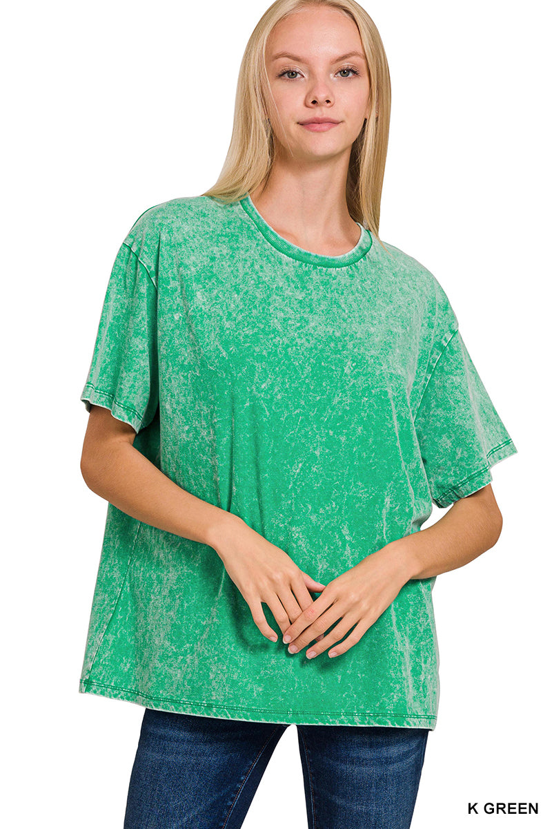 Mineral Washed Short Sleeve (4 Colors)