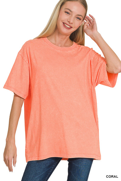 Mineral Washed Short Sleeve (4 Colors)