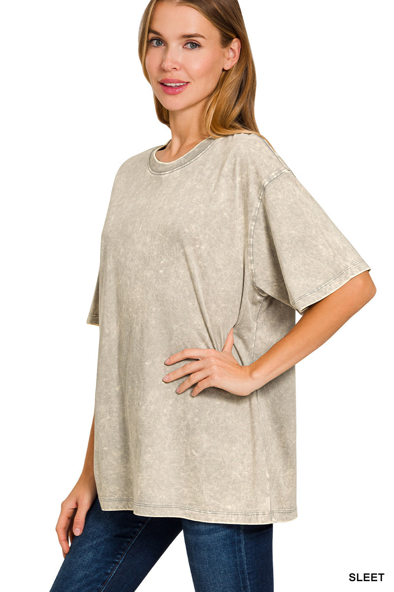 Mineral Washed Short Sleeve (4 Colors)