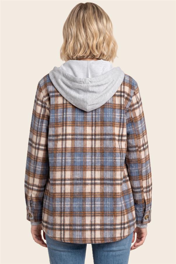 Staccato Blue / Brown Plaid Jacket