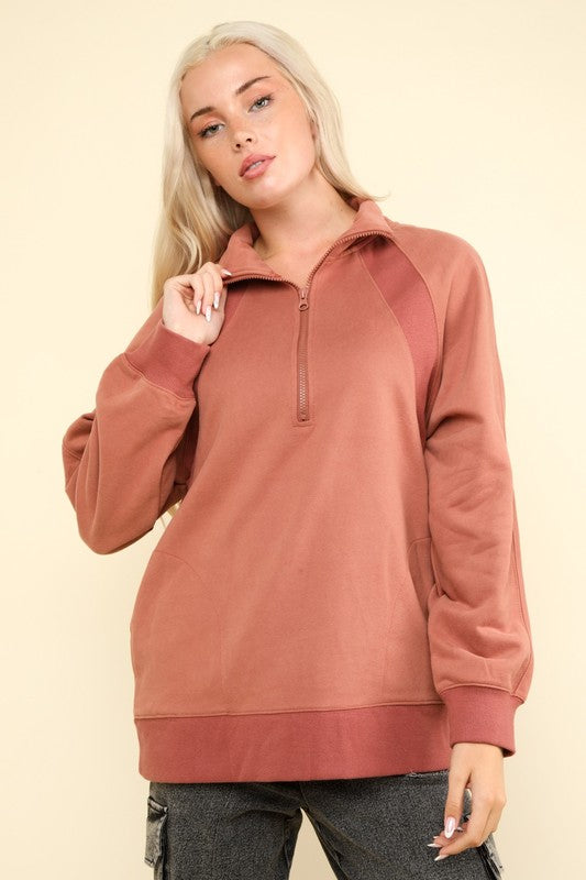 Henley 1/4 Zip (2 Colors)