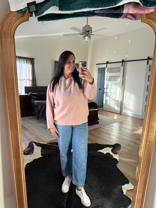 Staccato Mauve High- Low Sweater