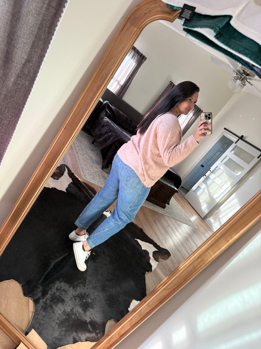 Staccato Mauve High- Low Sweater