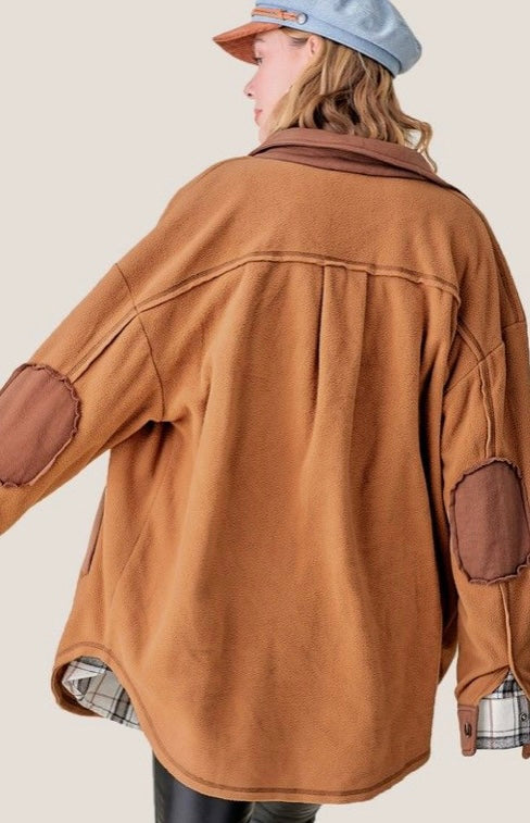 2 Tone Fleece Jacket (3 Colors)