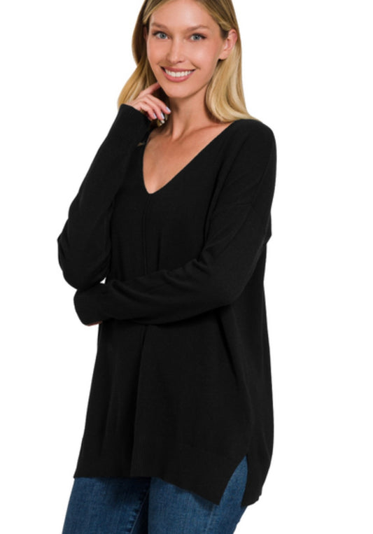 Front Seam Sweater (4 Colors)