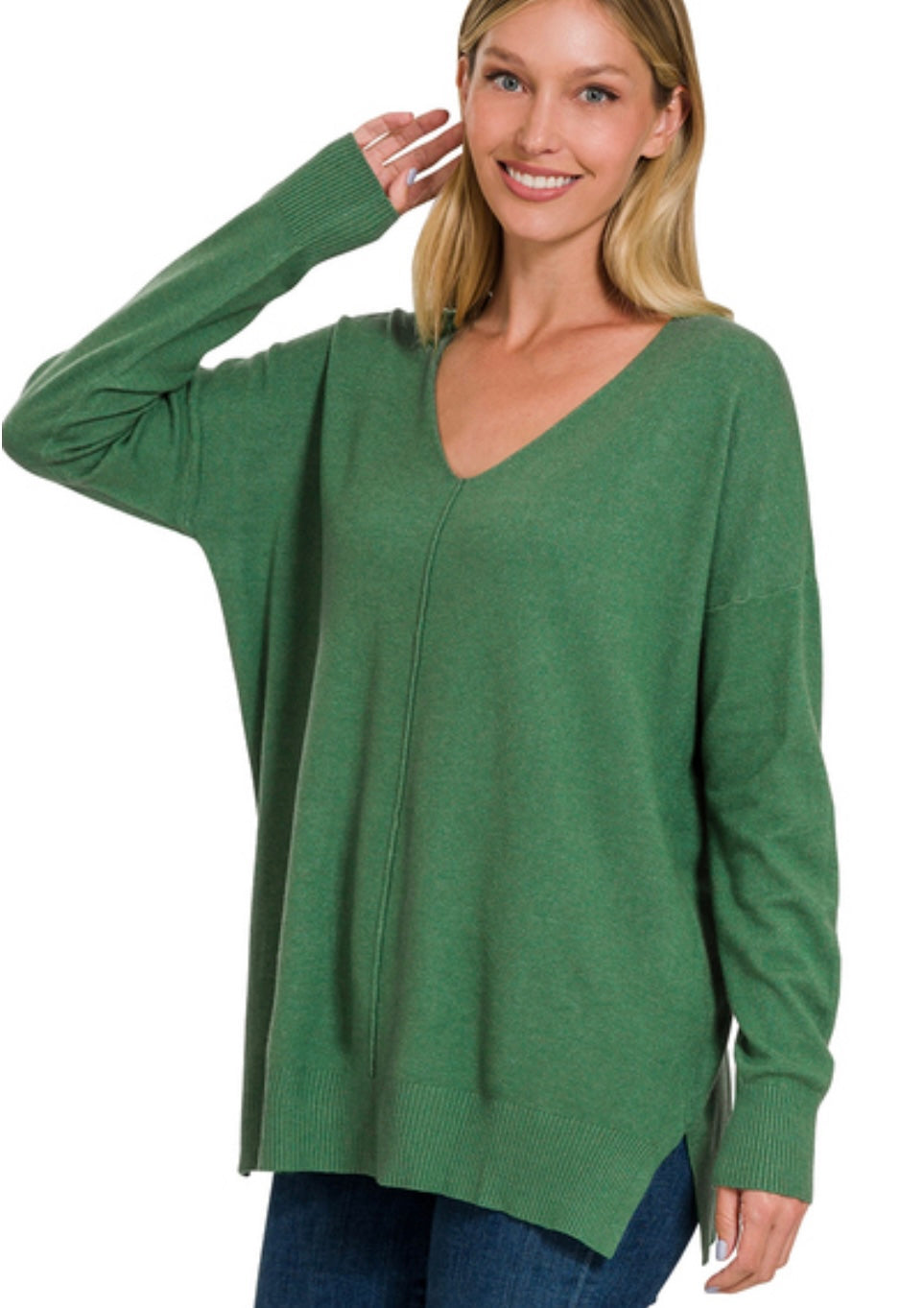 Front Seam Sweater (4 Colors)