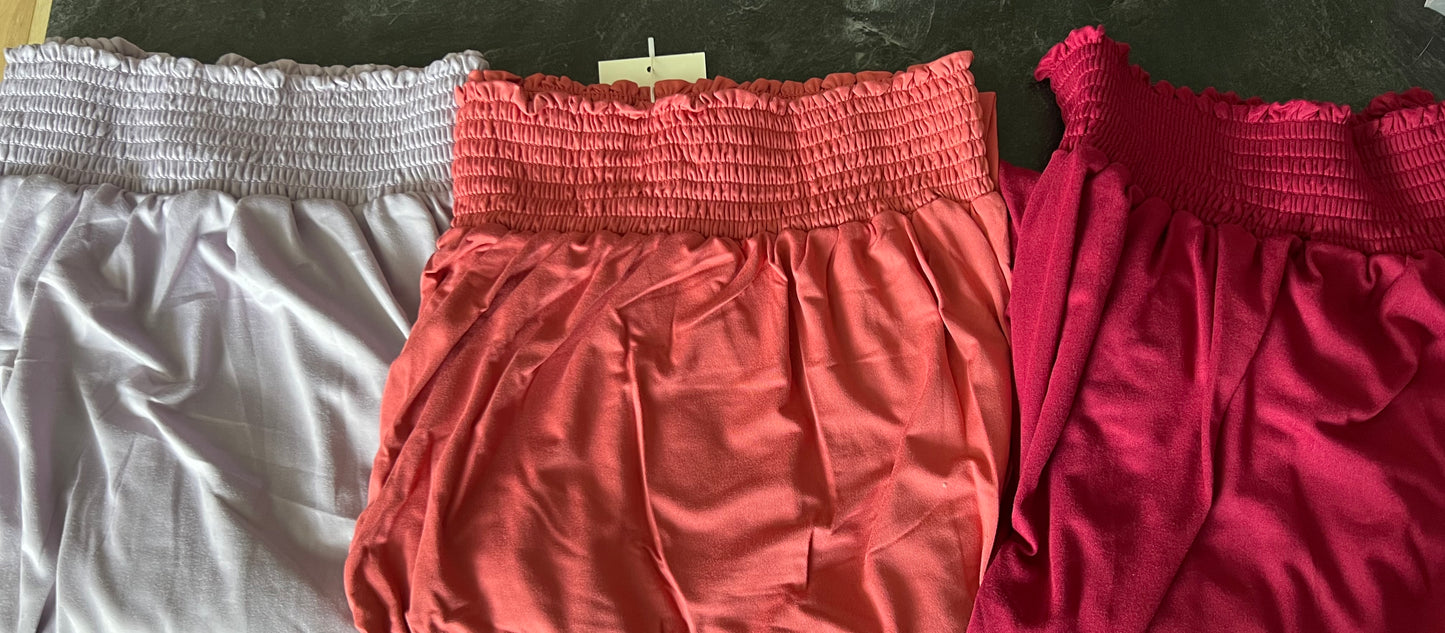 Falda larga elástica (8 colores)