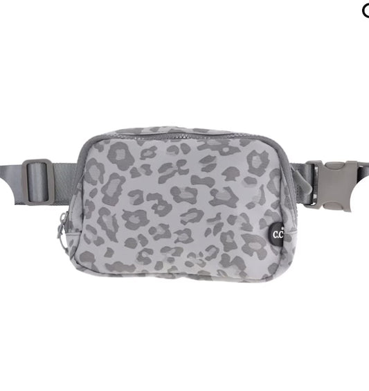 PREORDER- Leopard CC beanie belt bags