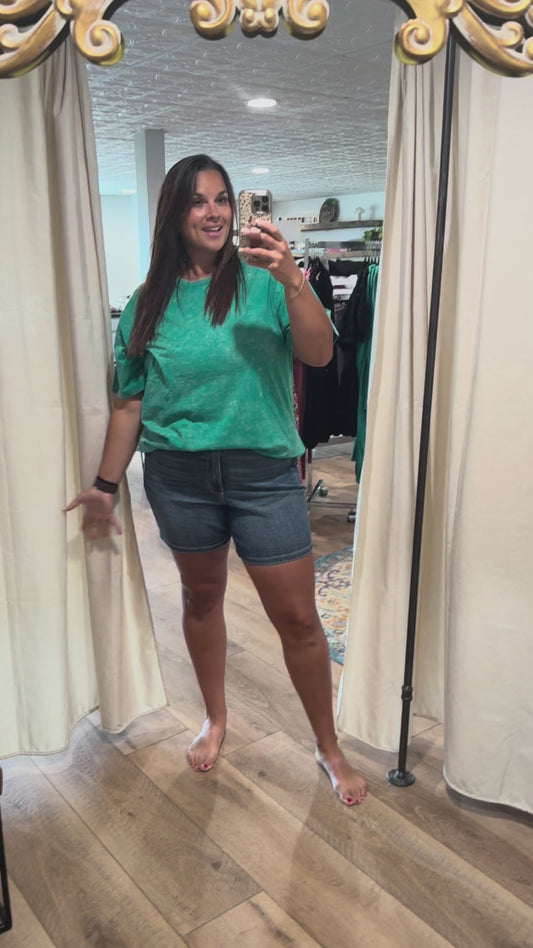 Mineral Washed Short Sleeve (3 Colors)