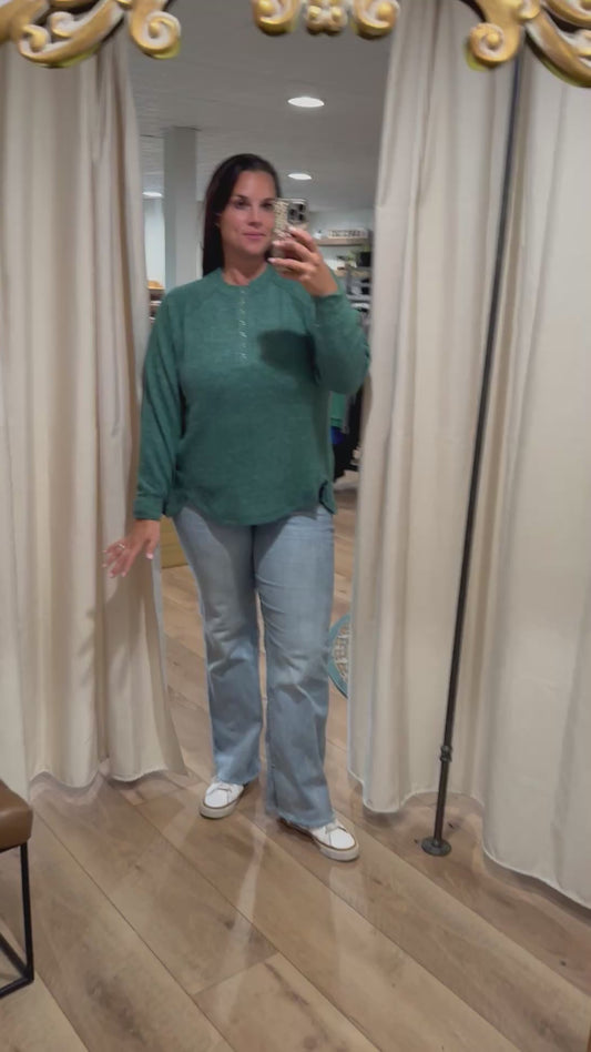 Melange Button Henley (2 Colors)